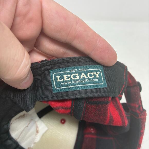 Legacy 92 Twin Lakes Oregon Flannel Hat With Leather Bill - Picture 8 of 8